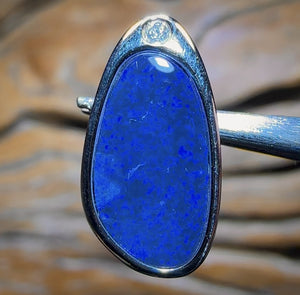 Sterling Silver - Queensland Boulder Opal Doublet Pendant