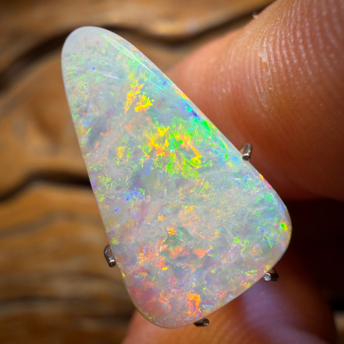 3.5cts - Gem Lightning Ridge Light Opal Pure Double Sided Magic