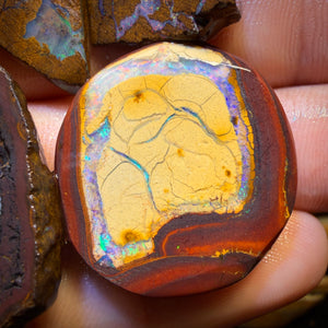 137.3cts - 4x Yowah Nut Rough Opal Parcel. Australian Boulder Opal