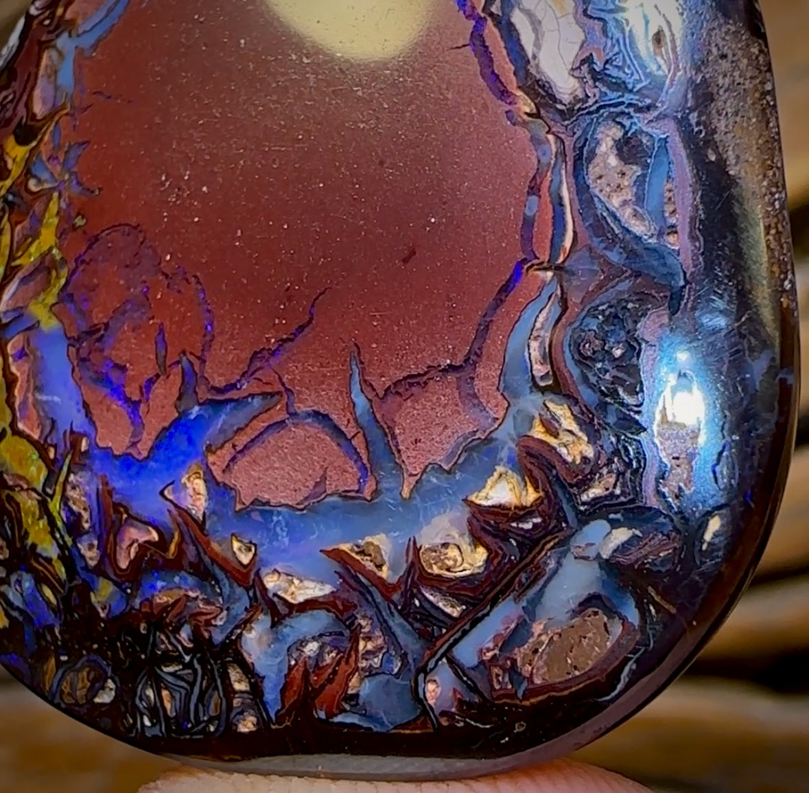 90.2cts - Tribal Pair 2 Queensland Boulder Opal. Double Sided