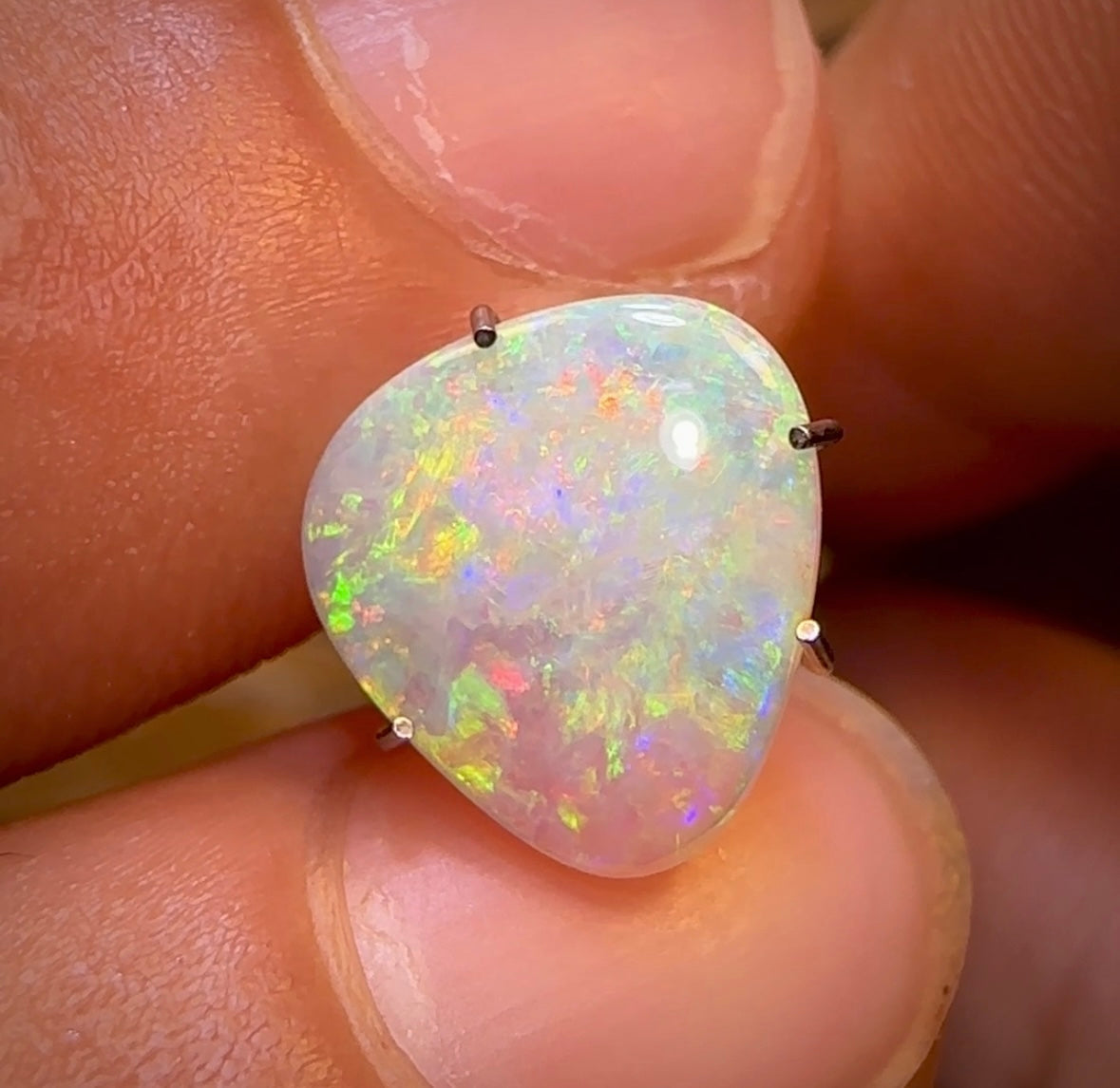 2.2cts - South Australian Double Sided Crystal Opal from Andamooka
