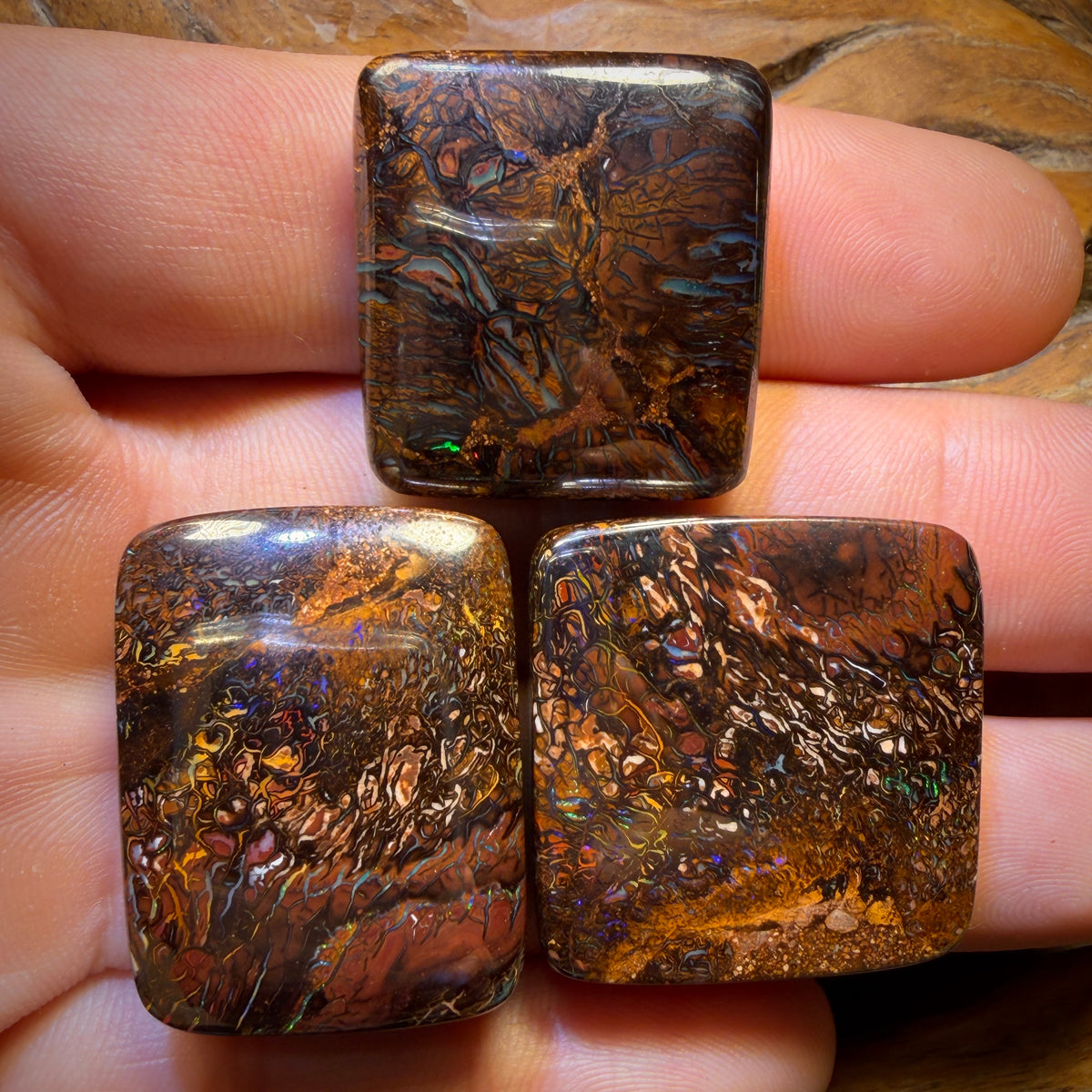 209.5cts - 3x Koroit Tribal Boulder Opal’s. Wholesale Parcel