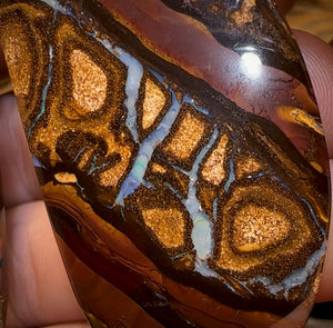 145.3cts - Queensland Boulder Opal Pair. Double Sided Picture Stones