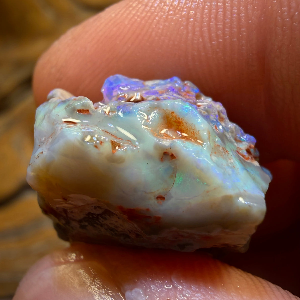 28.7cts - Lightning Ridge Dark Opal Rough Piece
