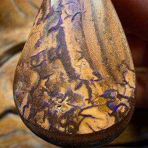 Wildcard! 40 x 25mm - Drilled Tribal Queensland Boulder Opal Necklace