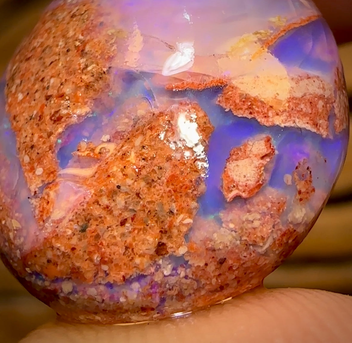 Wildcard! 29.1cts - Boulder Pipe Opal Rub. Australian Opal