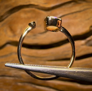 14k Gold - Solid South Australian Crystal Opal Ring