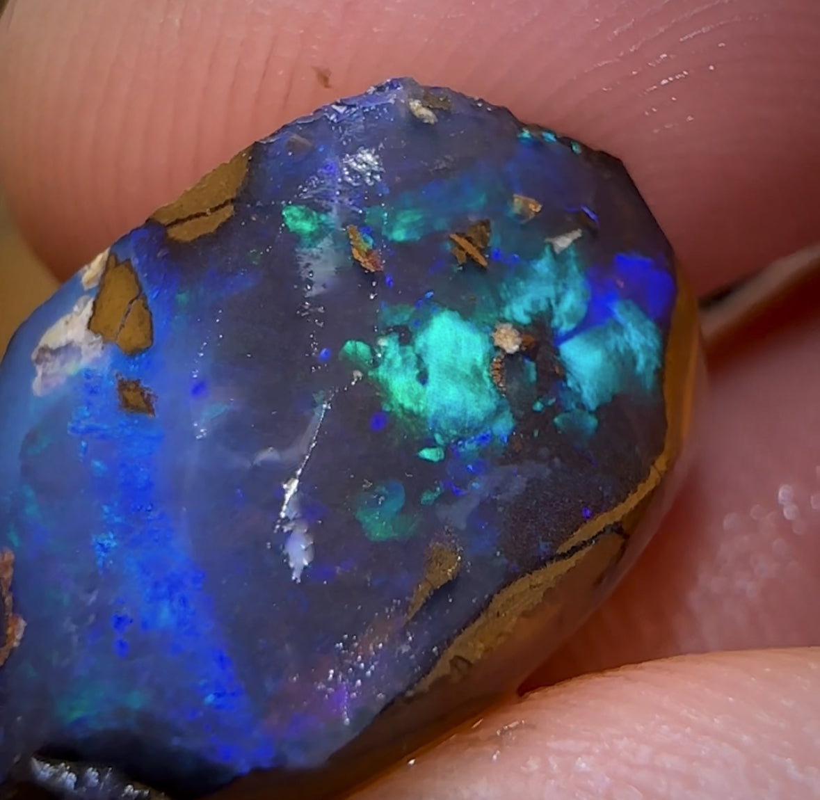 Auction Fall-Through = Your Gain! 🔥 Now More Than 50% Off RRP 🚨 15.3cts - Queensland Boulder Black Opal Rough Rub