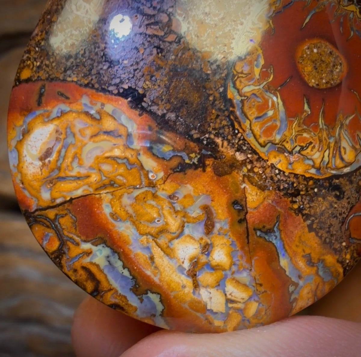 81.6cts - Tribal Eye2 Yowah Nut Opal. Australian Opal