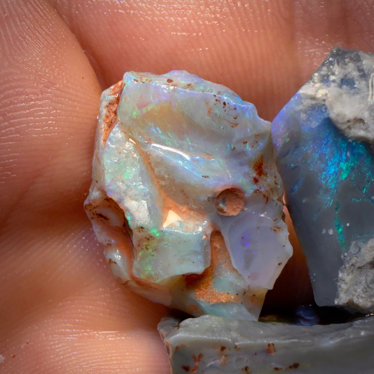 33.2cts - 3x Lightning Ridge Opal Rough Parcel