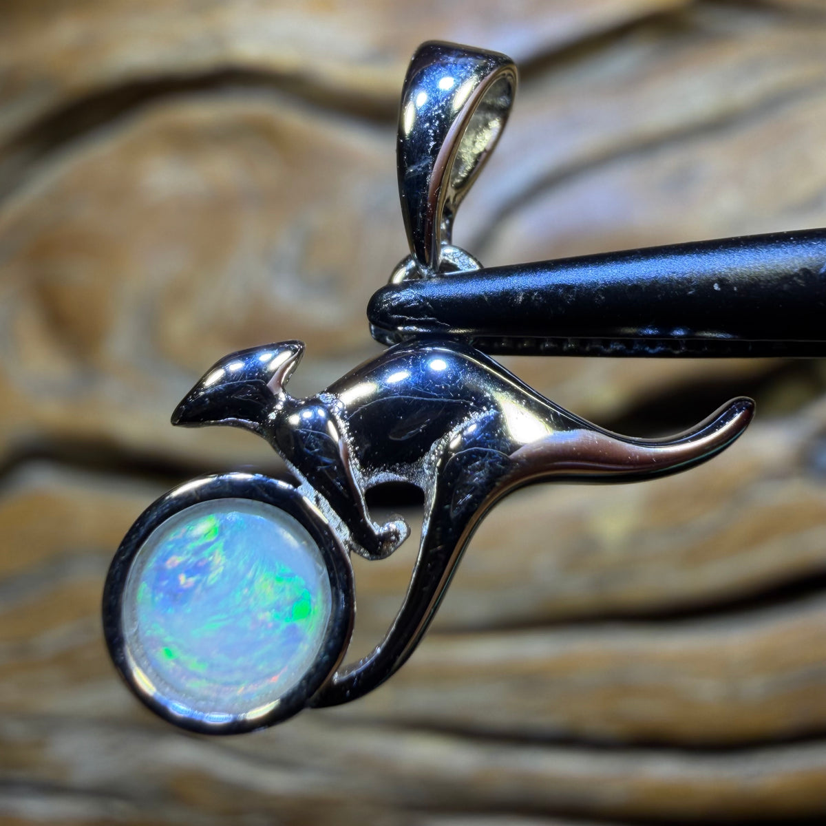 Sterling Silver - WHOLESALE 10 PIECE PENDANT PARCEL. South Australian Solid Opal Jewellery