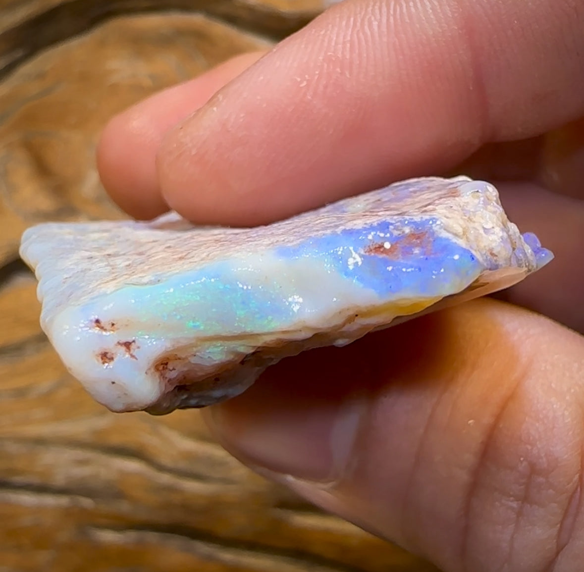 115.5cts - Lightning Ridge Opal Rough Piece. ISAACS CHOICE