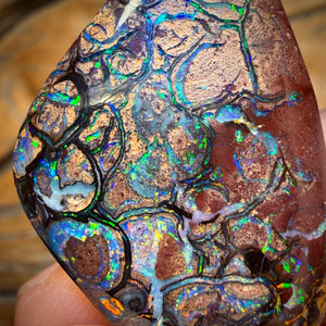 Banger Card! 55.9cts - TOP Tribal Australian Boulder Opal from Yowah