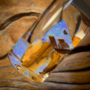 🔨 AUCTION 🔨 14.9cts - Vial of Rare Yowah Wood Fossil Crystal Opal Rough