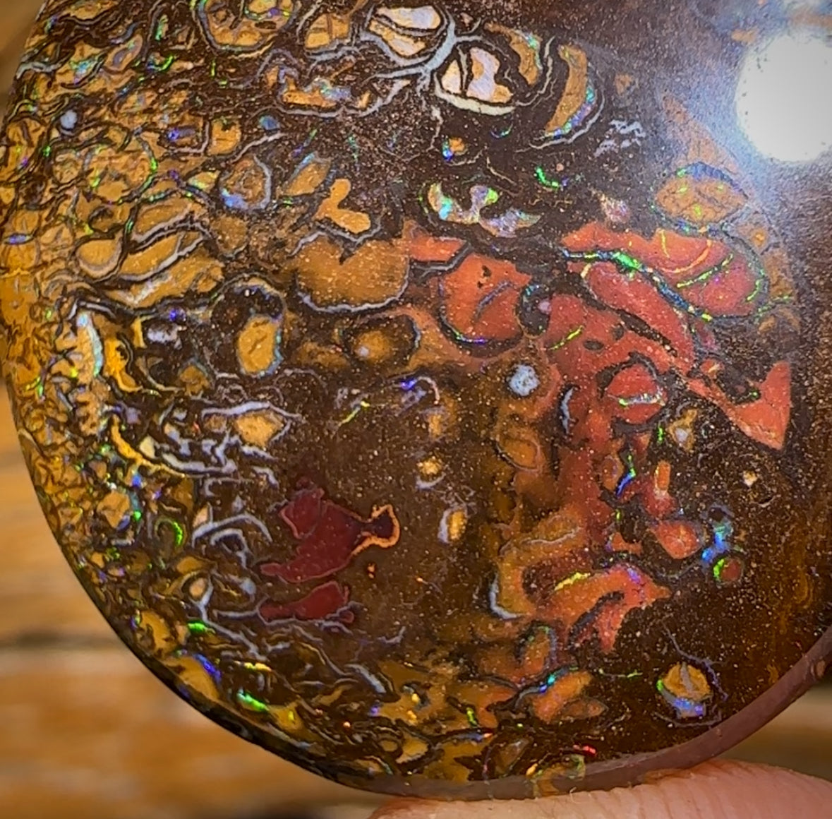 75.3cts - Tribal Yowah Nut Opal. Australian Opal