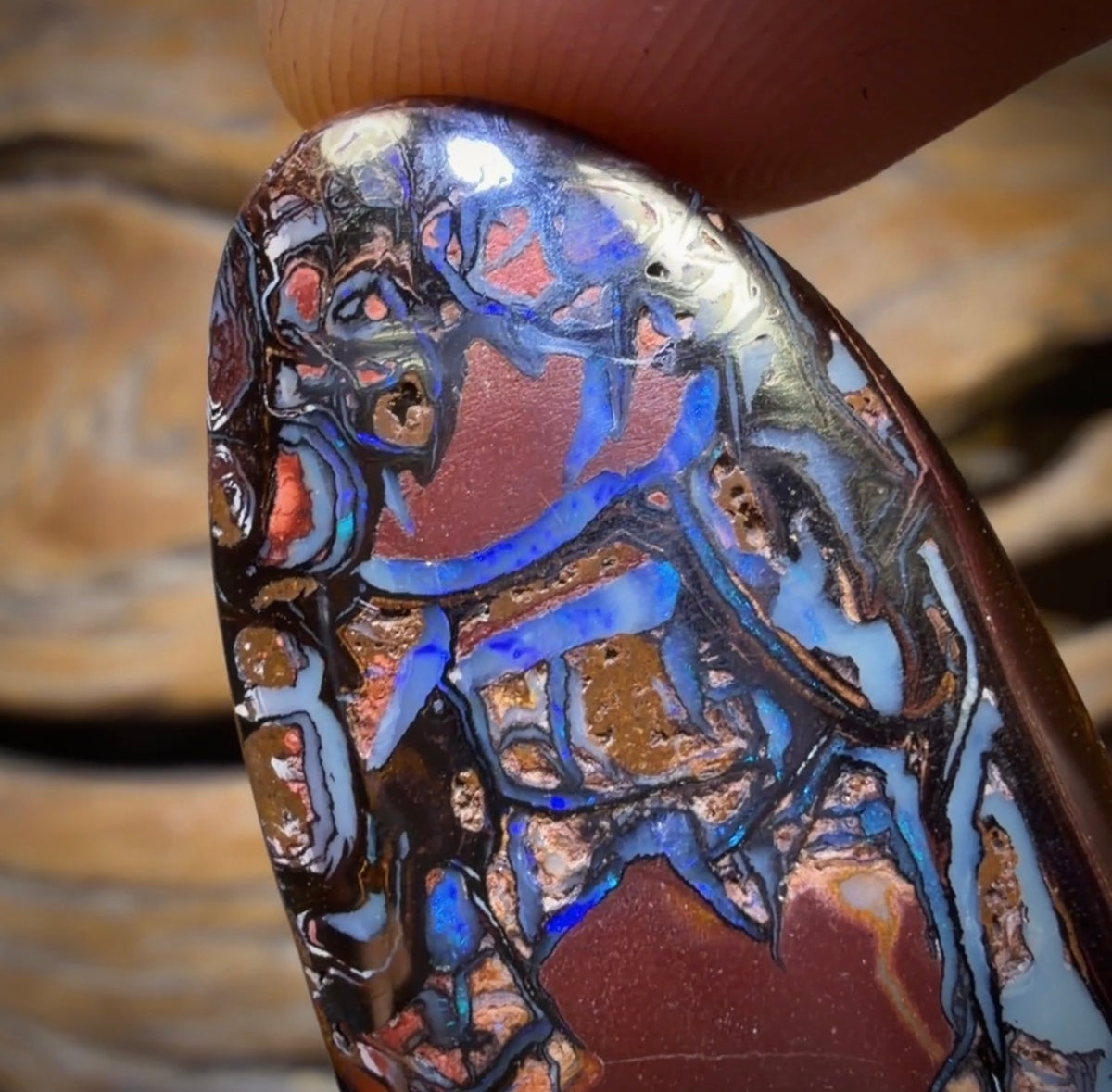 88.9cts - Tribal Australian Boulder Opal from Koroit
