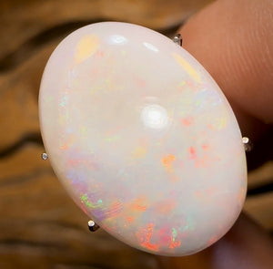 7,3 carats – Opale blanche d'Australie du Sud, prix abordable pour une grosse pierre