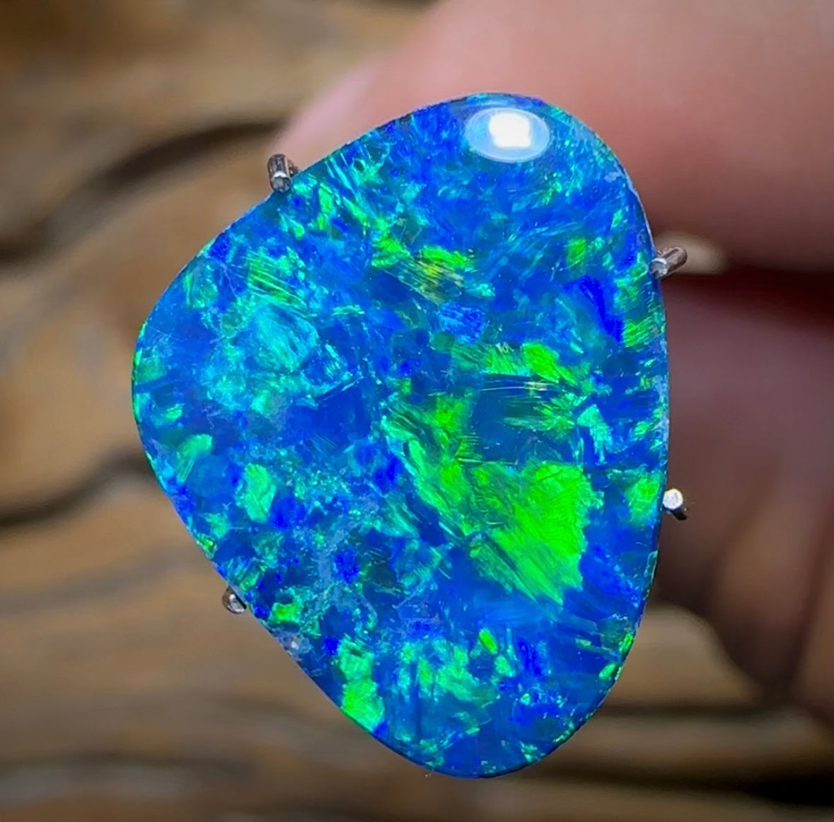 5.2cts - TOP Australian Boulder Opal Doublet - Opal Whisperers