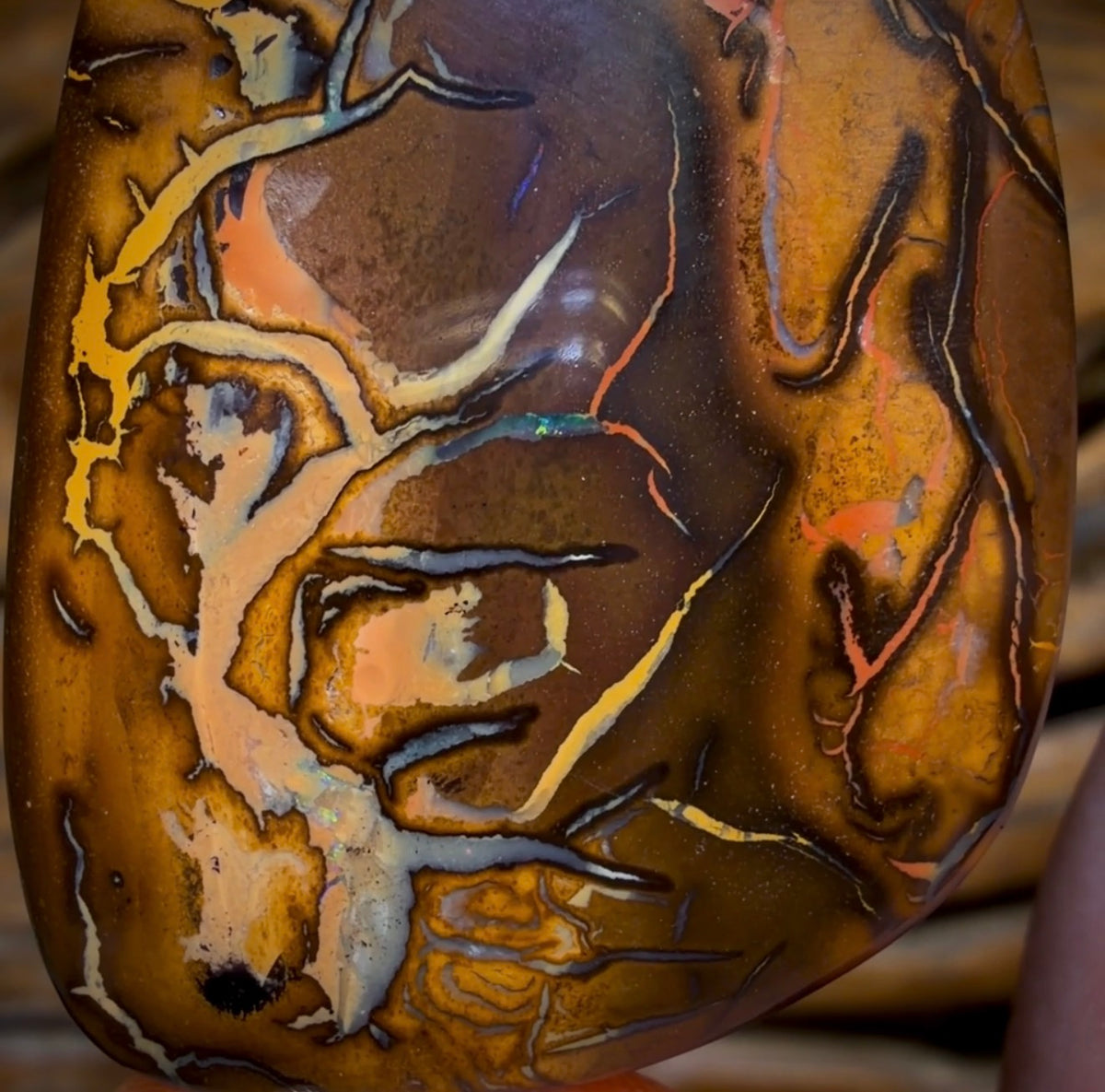 48-Hour VIP Crazy Offer 123.1cts - Tribal Queensland Boulder from Yowah Picture Stone