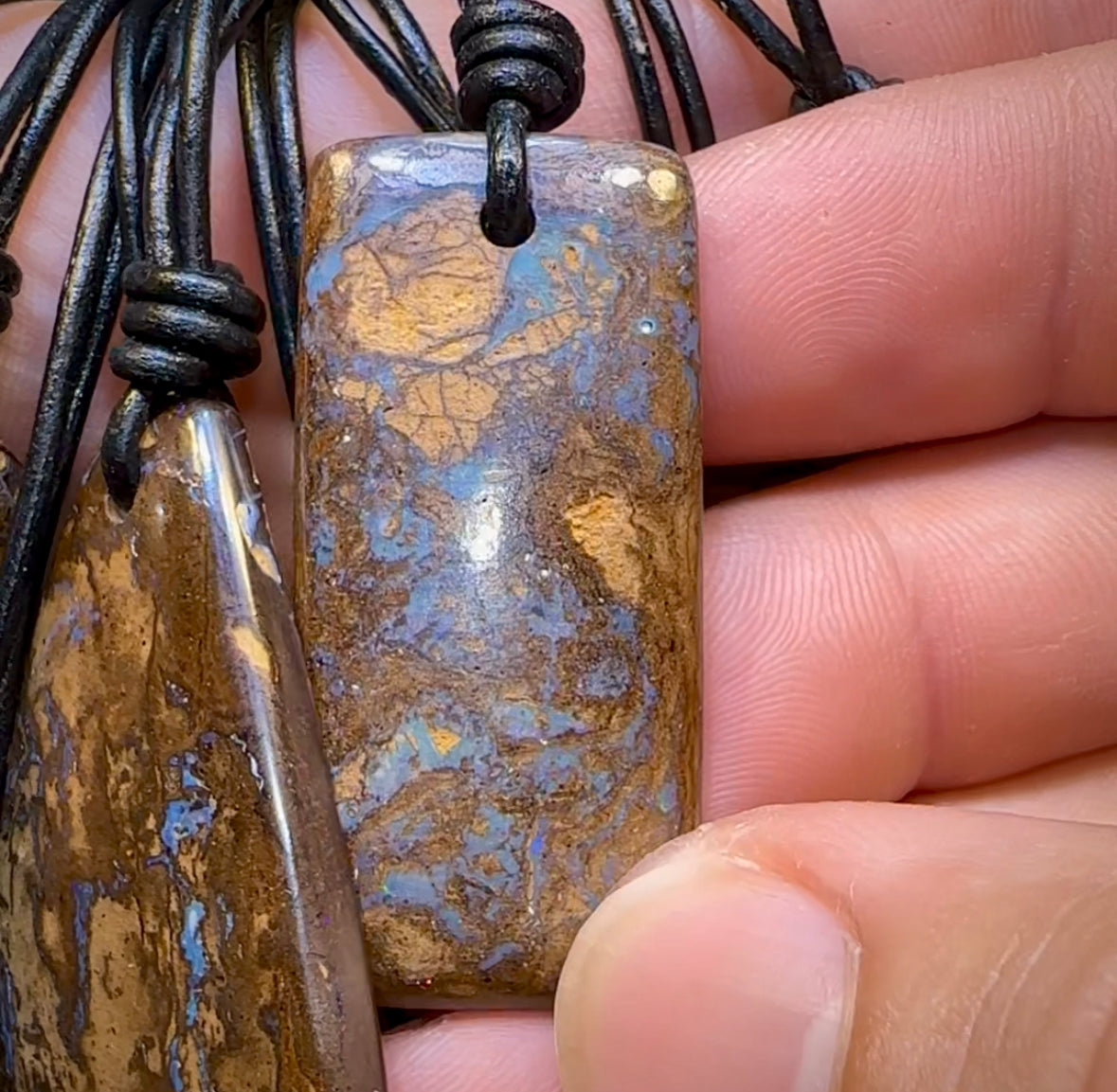 10x Drilled Yowah Boulder Opals. Bulk Wholesale Dealers Package - Opal Whisperers