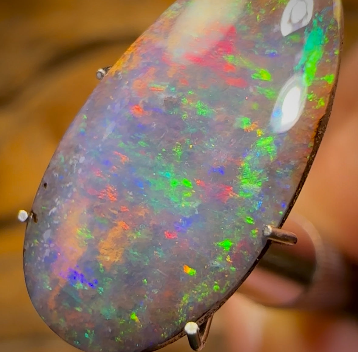 5.85cts - GEM Queensland Boulder Seam Opal
