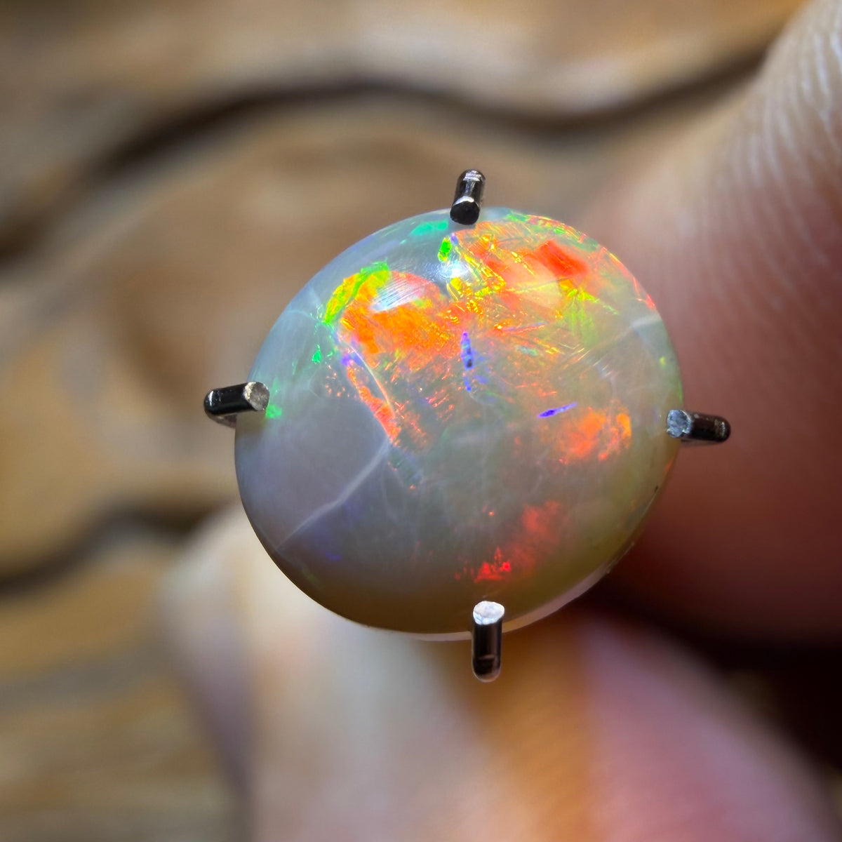 📣 OPALFEST 🔨 AUCTION 🔨 No Reserve 1.15cts - Dark Opal from Lightning Ridge