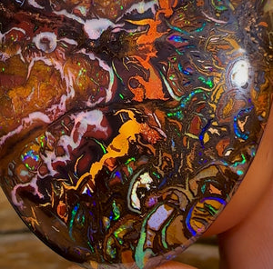 187.1cts - “Massive Big Boy Double Sided Picture Stone” Top Tribal Queensland Boulder Opal.