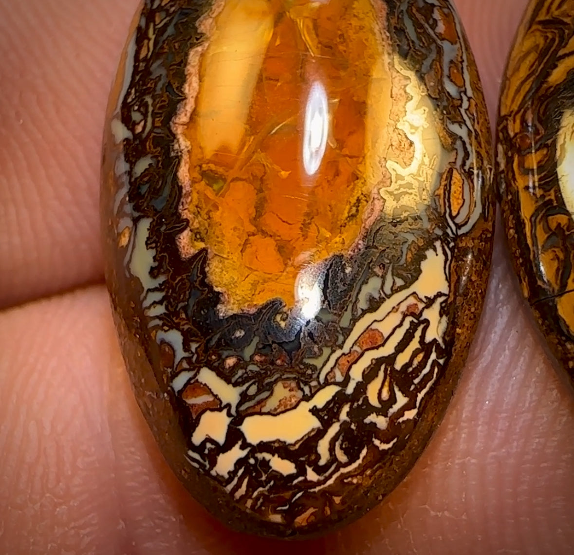 39.8cts - Super Rare Yowah Nut Crystal Centre Opal Pair