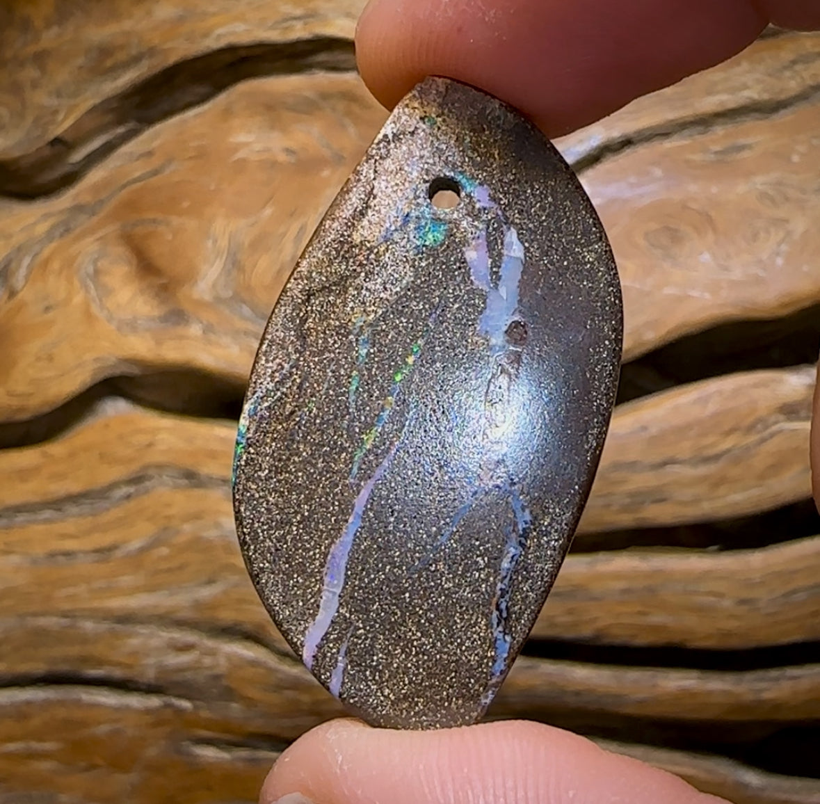 Auction Fall-Through = Your Gain! 🔥 Now More Than 50% Off RRP 🚨 No Reserve 43 x 23mm - Drilled Australian Boulder Opal