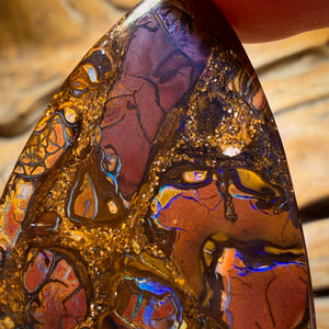 60.5cts - Tribal Yowah Nut Conglomerate Opal