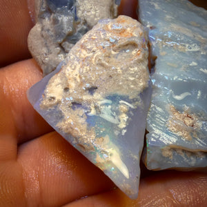 🔒149,5 carats - Lot de 3 opalines brutes de Lightning Ridge