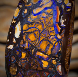 28.3cts - Tribal Yowah Nut Opal. Australian Opal