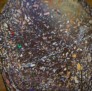 200.5cts - Intricate Tribal Queensland Boulder Opal. Polished Specimen