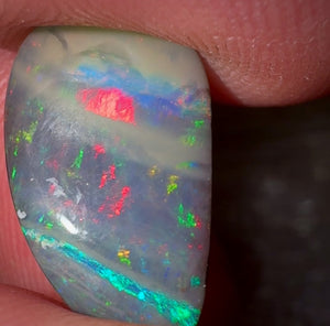 10.75cts - Unique Pattern Solid Boulder Opal Gem - Opal Whisperers