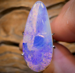 New Price 50% Off RRP 🚨 “Purple Rockpool” 4.8cts - Solid Australian Boulder Pipe Opal