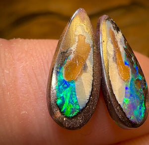 4.9cts - Yowah Nut Kernel Opal Pair