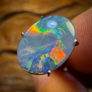 🔨 AUCTION 🔨 No Reserve 2.3cts - Awesome Ribbon Pattern Australian Boulder Opal Doublet. RECUTTERS DELIGHT
