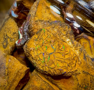 132.7g - Jar of Rough Australian Boulder Opal