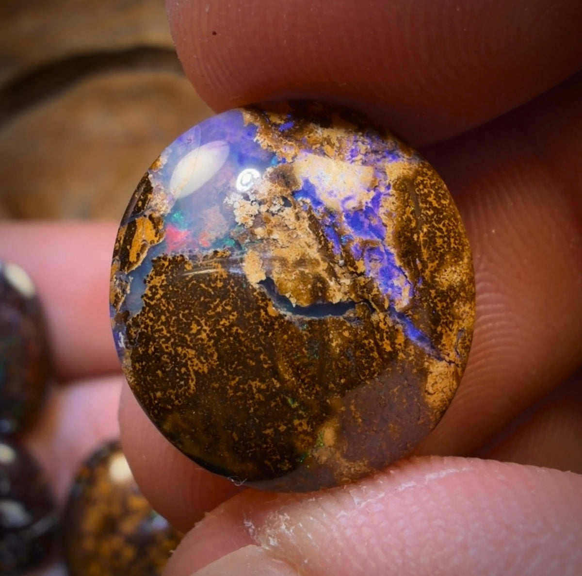 122.7cts - 10x Australian Tribal Boulder Opal’s. Wholesale Dealer’s Parcel