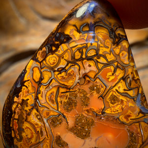 59.7cts - Tribal Yowah Nut Opal. Australian Opal