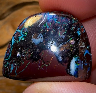 53,1 cts - Opale Boulder tribale du Queensland, magnifique pierre à image de Koroit