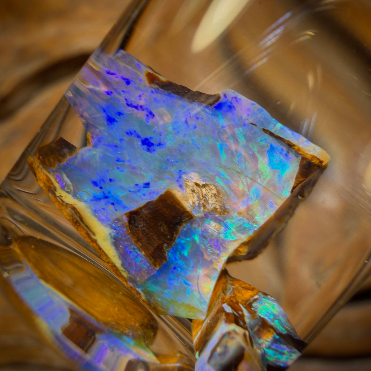 🔨 AUCTION 🔨 10.5cts - Vial of Rare Yowah Wood Fossil Crystal Opal Rough