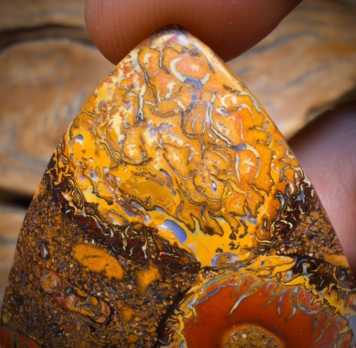 81.6cts - Tribal Eye2 Yowah Nut Opal. Australian Opal