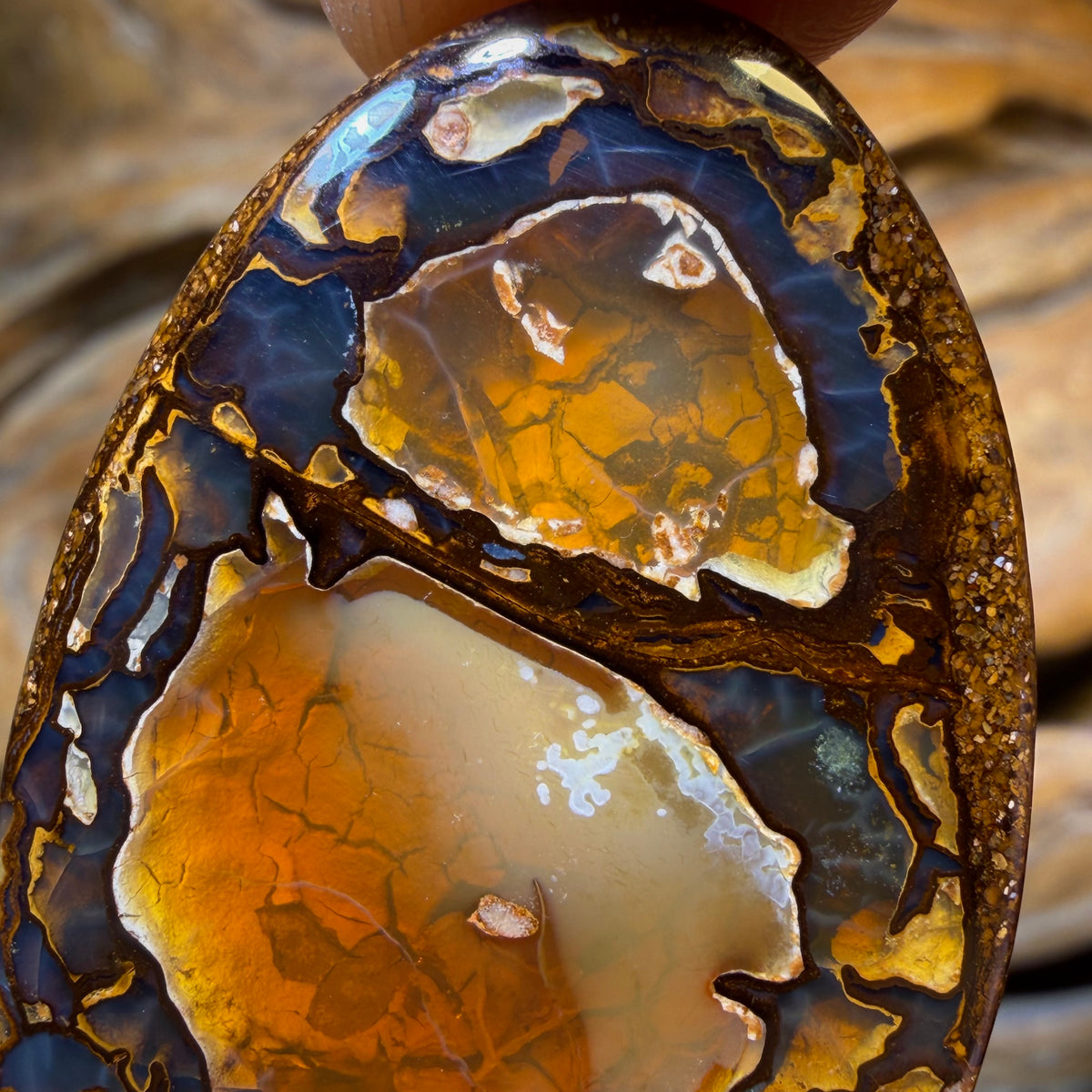 🔨 AUCTION 🔨 87.6cts - Yowah Nut Crystal Centre Opal. Australian Opal
