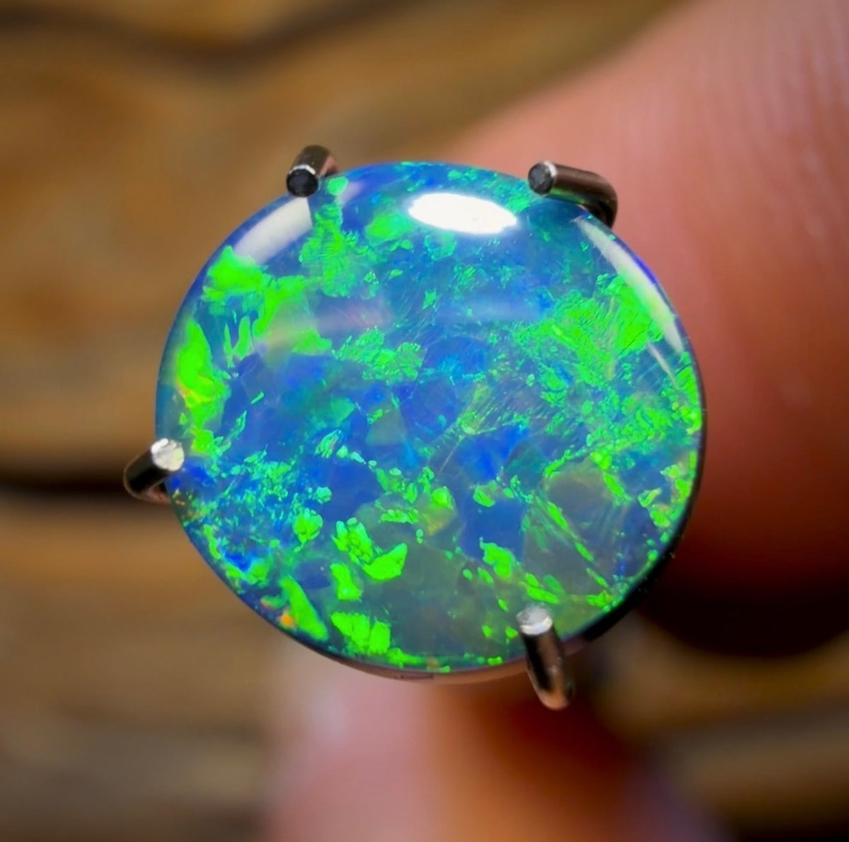 0.95cts - Lightning Ridge Opal Doublet