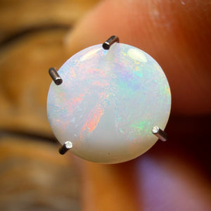 Bargain Card! 0.6cts - South Australian White Opal from Coober Pedy