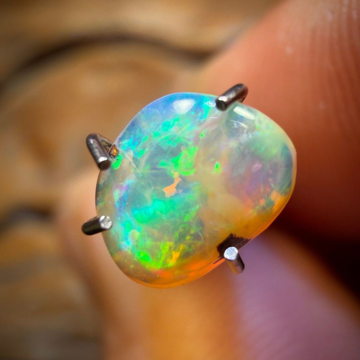 0.65cts - Yowah Nut Golden Crystal Opal