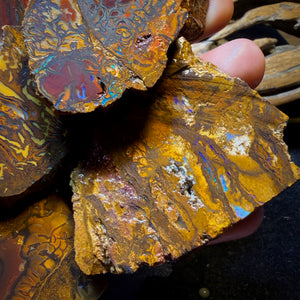 Wild Card! 1789cts - 6x Yowah Nut Tribal Opal Rough Parcel. Australian Boulder Opal