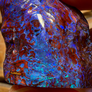 144.4cts - “The Mountain” Top Australian Boulder Opal Polished Specimen from Yowah