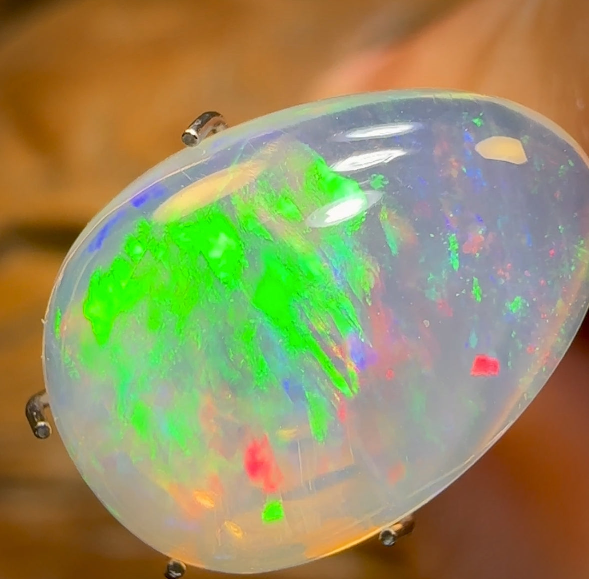 5.85cts - GEM South Australian Magic Clean Crystal Opal from Andamooka